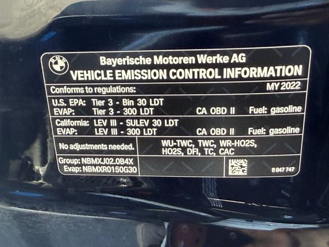 2022 BMW X3 sDrive30i