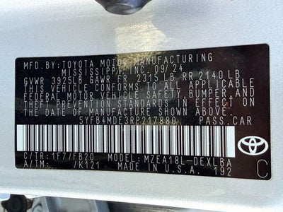 2024 Toyota Corolla LE