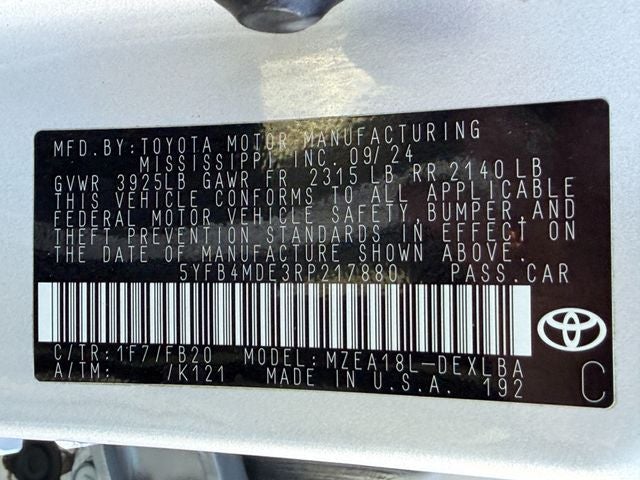 2024 Toyota Corolla LE