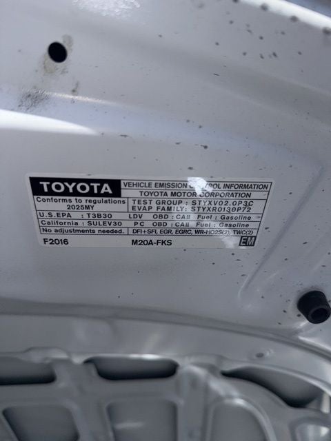 2025 Toyota COROLLA LE