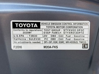 2025 Toyota Corolla SE