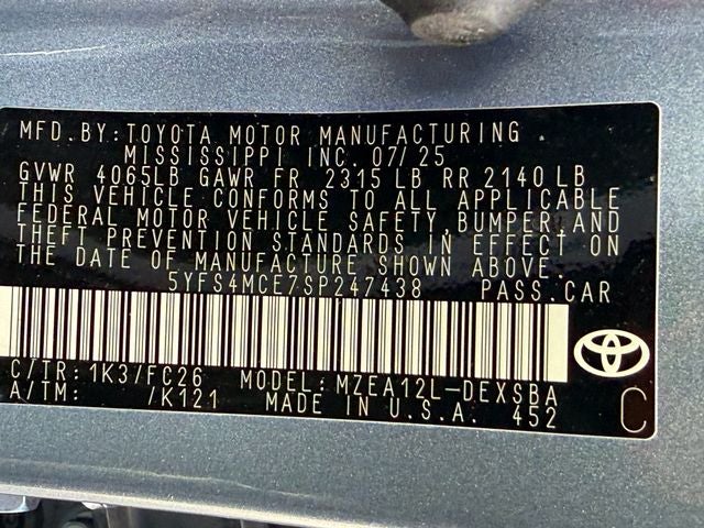 2025 Toyota Corolla SE