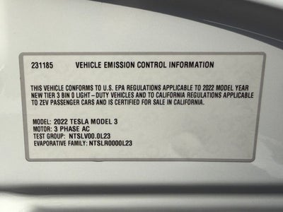 2022 Tesla Model 3 Performance