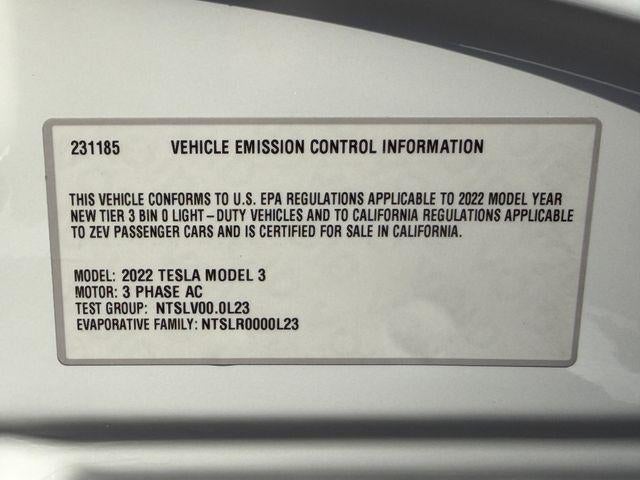 2022 Tesla Model 3 Performance