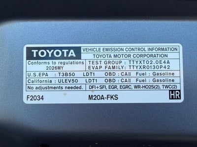 2026 Toyota Corolla Cross L