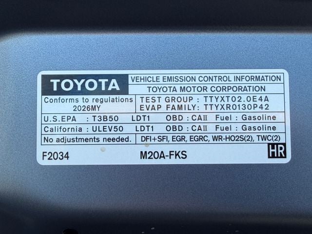 2026 Toyota Corolla Cross L