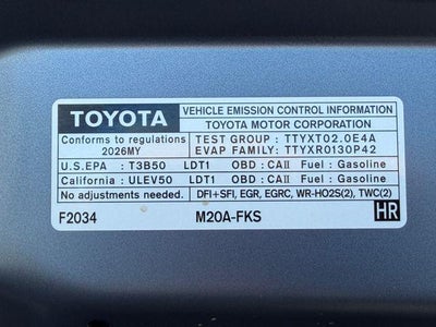 2026 Toyota Corolla Cross L