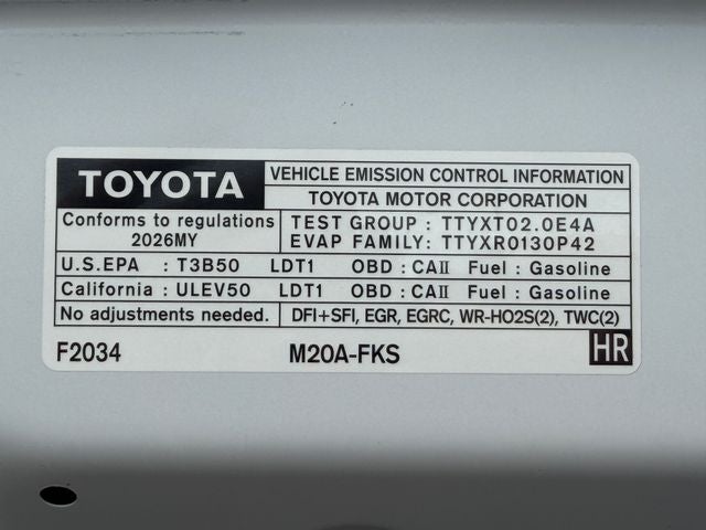 2026 Toyota Corolla Cross L