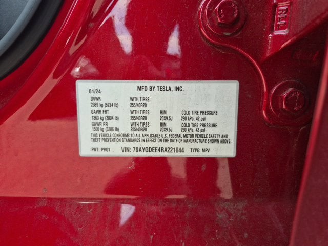 2024 Tesla Model Y Long Range