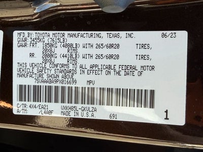 2023 Toyota Sequoia Limited