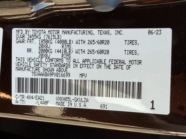 2023 Toyota Sequoia Limited
