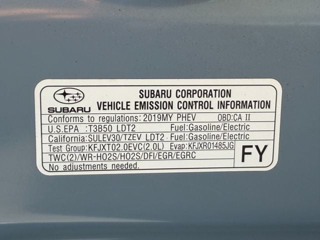 2019 Subaru Crosstrek Hybrid