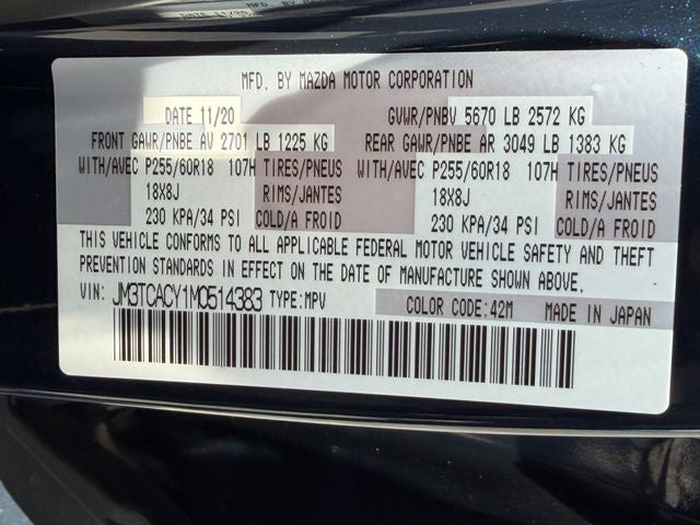 2021 Mazda Mazda CX-9 Touring