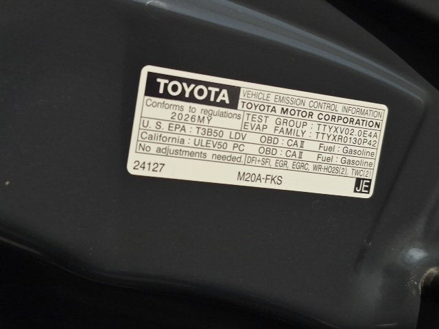 2026 Toyota Corolla LE