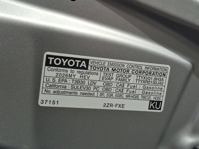 2026 Toyota Corolla Hybrid LE