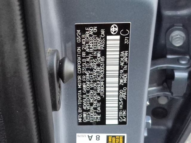 2024 Toyota COROLLA HYBRID LE