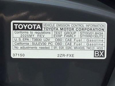 2025 Toyota Corolla Hybrid LE