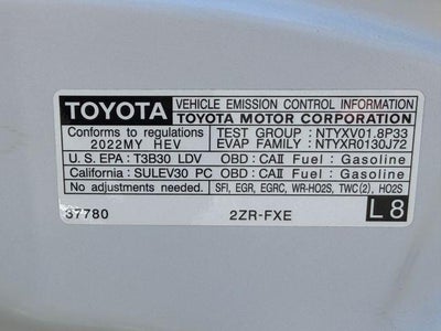 2022 Toyota Corolla Hybrid LE