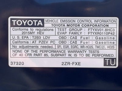 2015 Toyota PRIUS Two