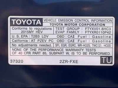 2015 Toyota PRIUS Two