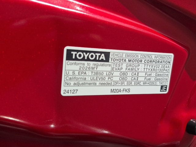 2026 Toyota Corolla SE