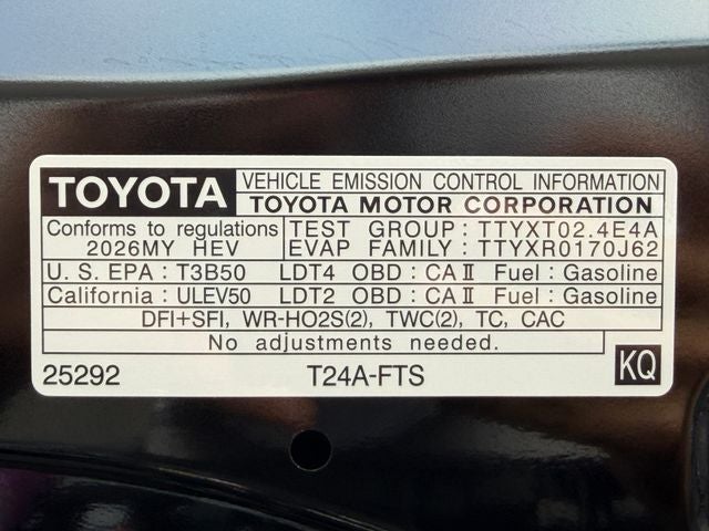 2026 Toyota Land Cruiser Base