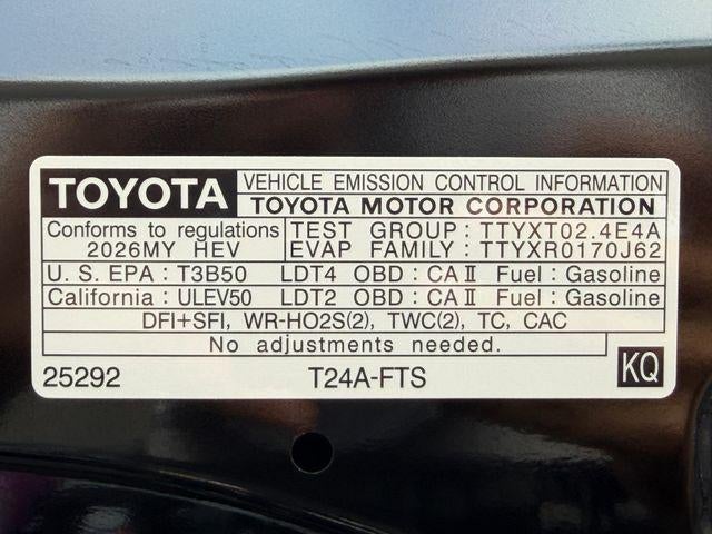 2026 Toyota Land Cruiser Base