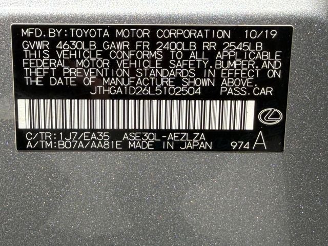 2020 Lexus IS 300