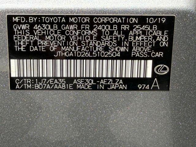 2020 Lexus IS 300