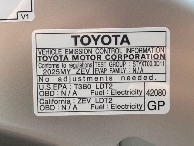 2025 Toyota bZ4X XLE