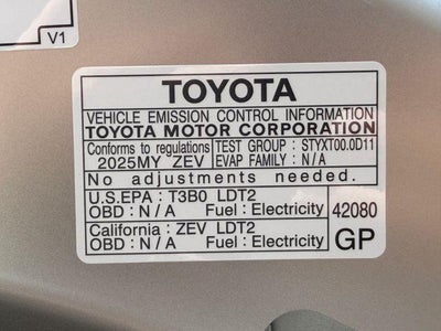 2025 Toyota bZ4X XLE