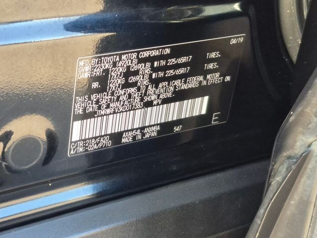 2019 Toyota RAV4 HYBRID XLE