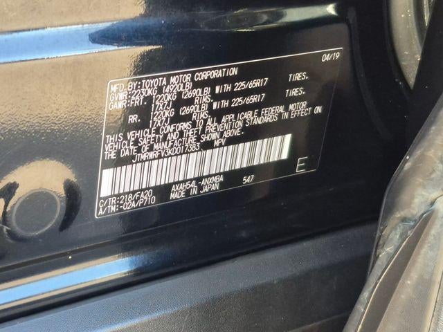 2019 Toyota RAV4 HYBRID XLE