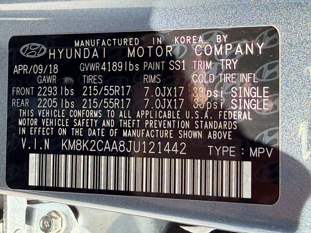 2018 Hyundai Kona SEL