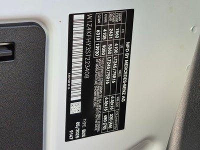 2025 Mercedes-Benz Sprinter Passenger 144 WB Standard Roof