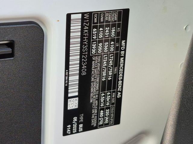 2025 Mercedes-Benz Sprinter Passenger 144 WB Standard Roof