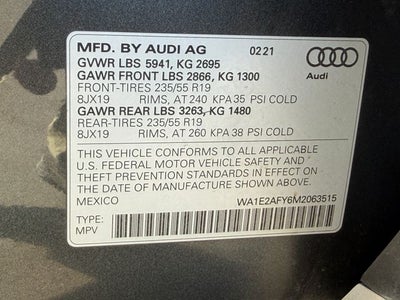 2021 Audi Q5 e 55 Premium quattro