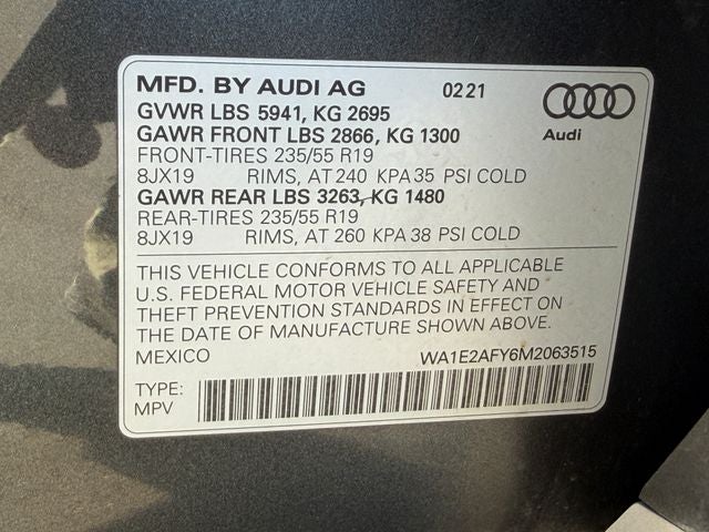 2021 Audi Q5 e 55 Premium quattro