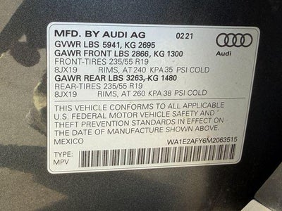 2021 Audi Q5 e 55 Premium quattro