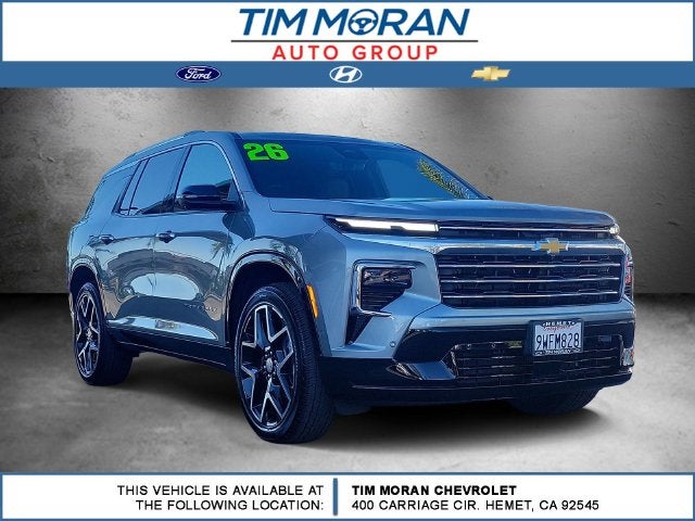 2026 Chevrolet Traverse High Country