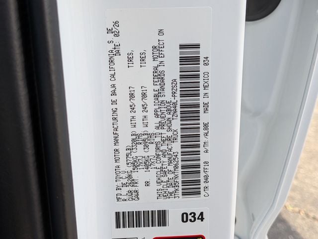 2026 Toyota Tacoma SR5