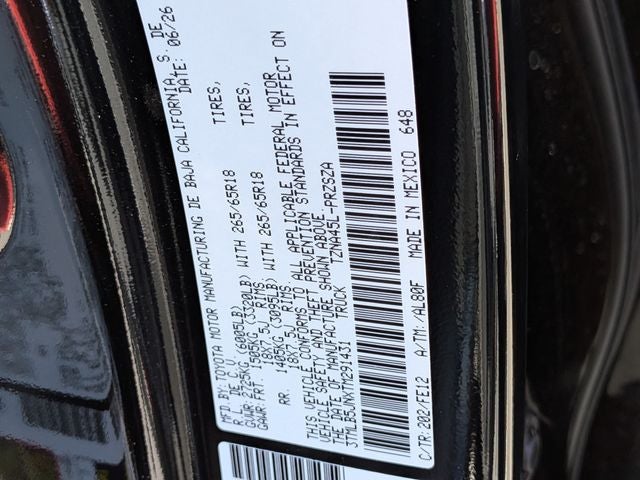 2026 Toyota Tacoma TRD Sport