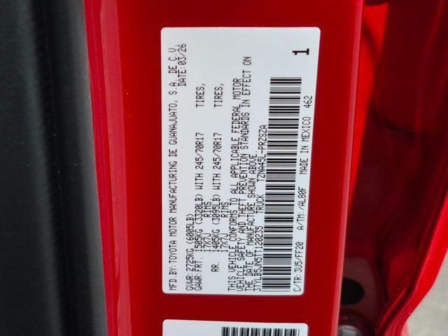 2026 Toyota Tacoma SR5