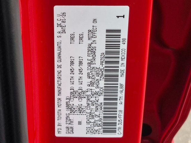 2026 Toyota Tacoma SR5