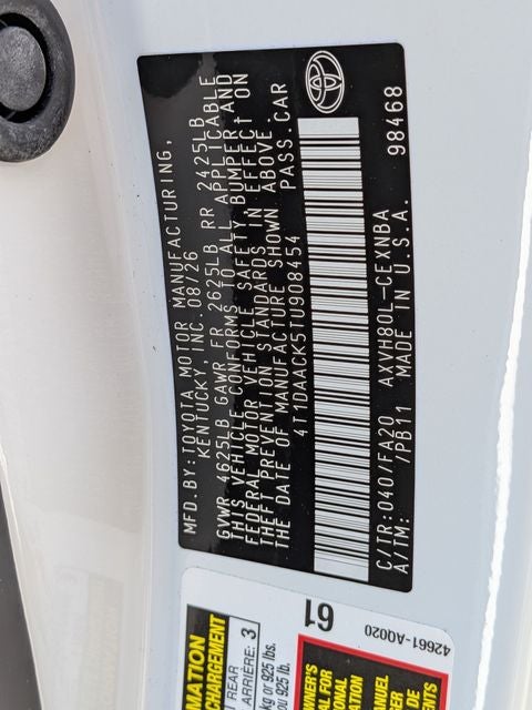 2026 Toyota Camry LE