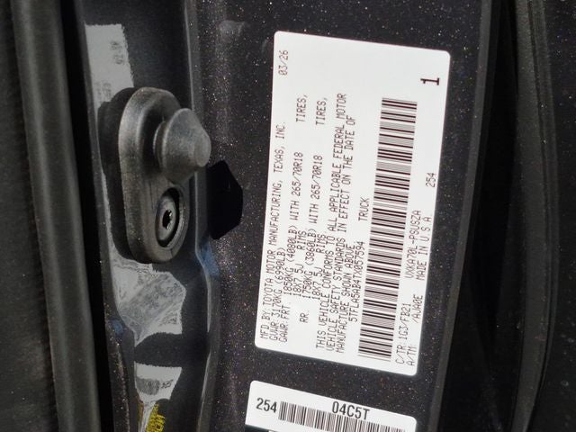 2026 Toyota Tundra SR5