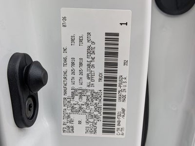 2026 Toyota Tundra SR5