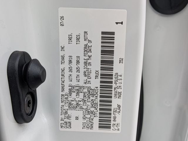 2026 Toyota Tundra SR5
