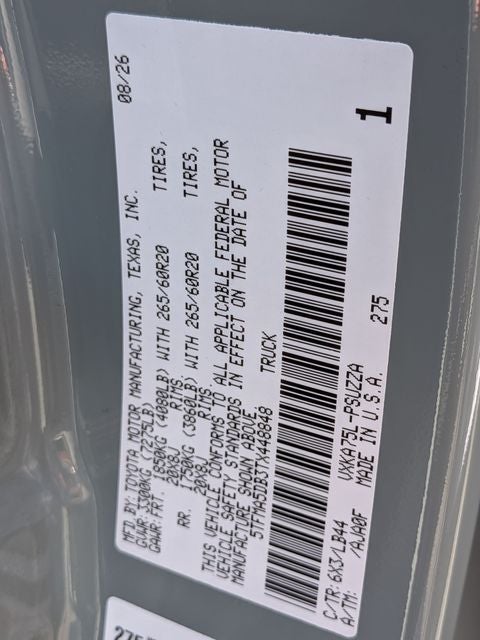 2026 Toyota Tundra 1794 Edition