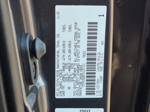 2026 Toyota Tundra i-FORCE MAX Tundra TRD Pro